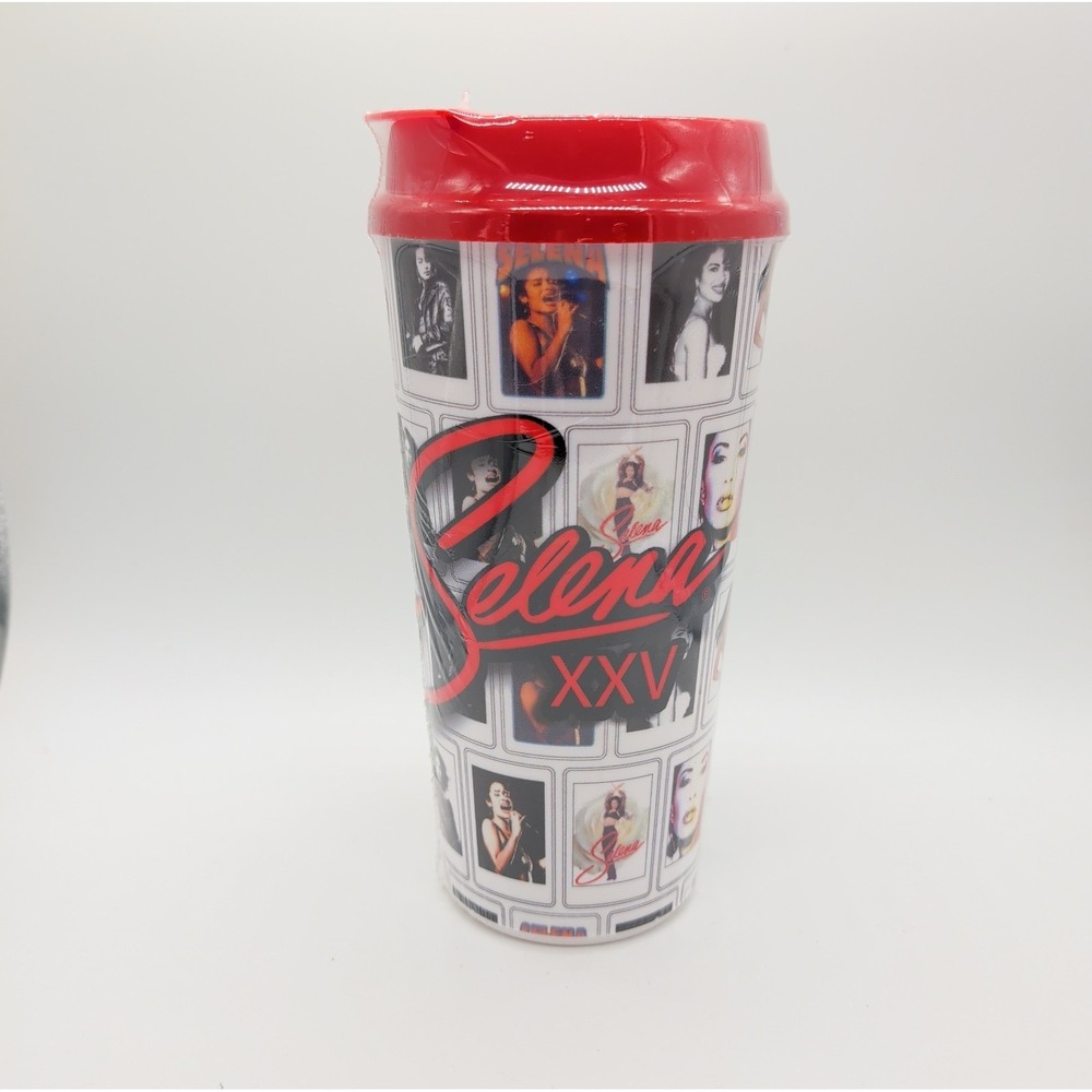 Selena Quintanilla XXV 25th Anniversary Red Lid Tumbler Cup Whirley New Sealed